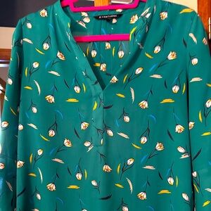 41 Hawthorn Trina Bell Green Blouse